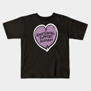 Emotional Support Human Kids T-Shirt